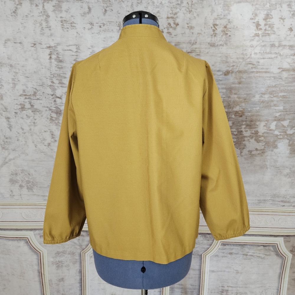 Vintage 1960s Womens M Car Club Jacket Cafe Racer Biker Rockabilly Greaser 60s - Picture 7 of 10